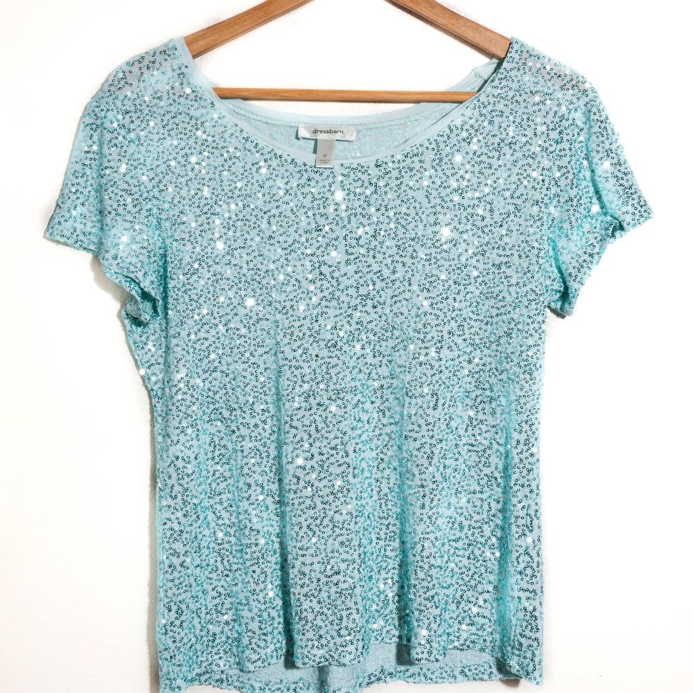 dressbarn sequin top